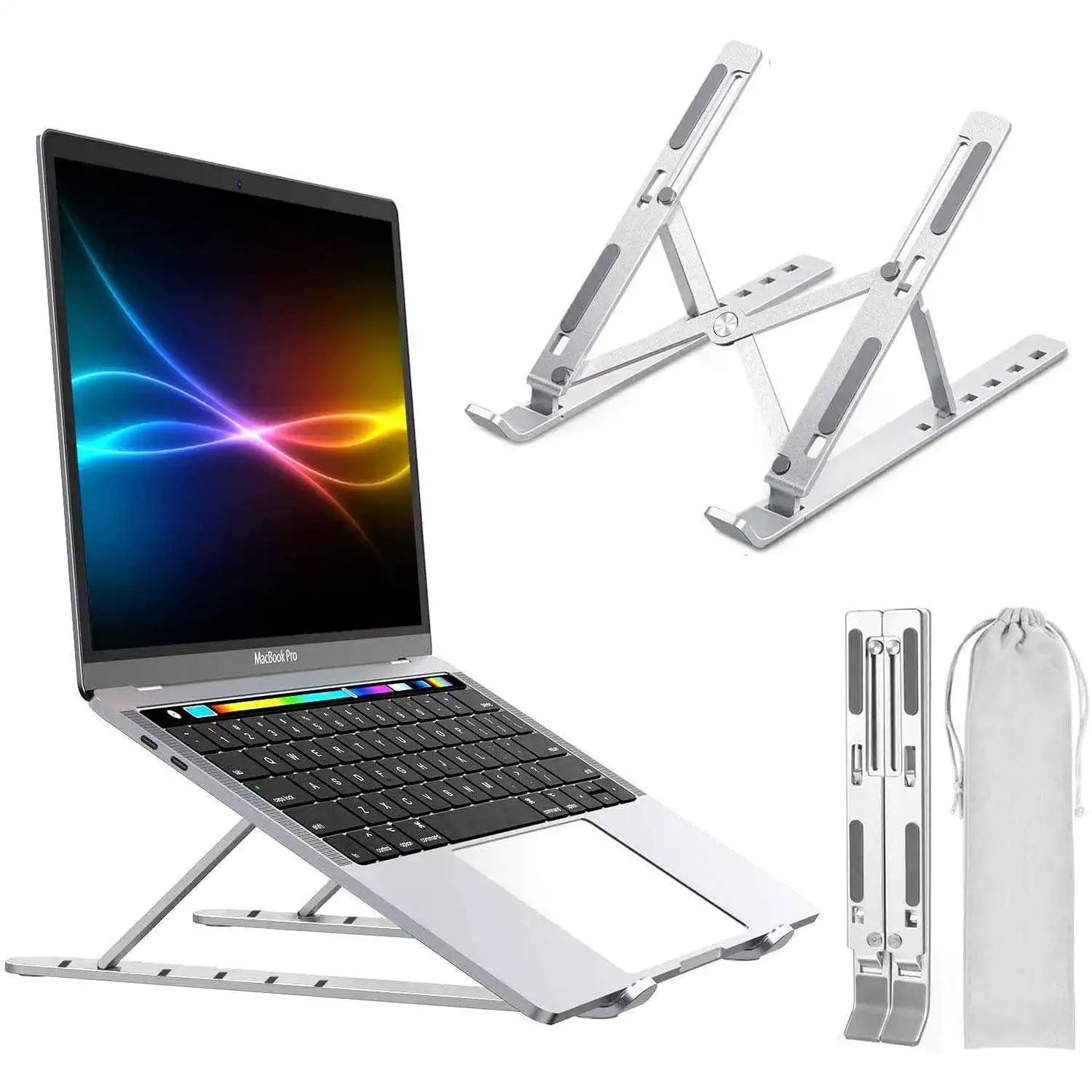 Adjustable Laptop Aluminum Stand Foldable