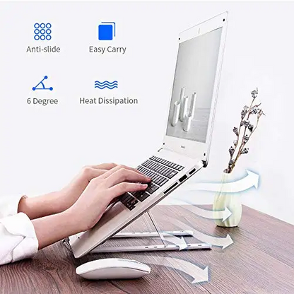 Adjustable Laptop Aluminum Stand Foldable