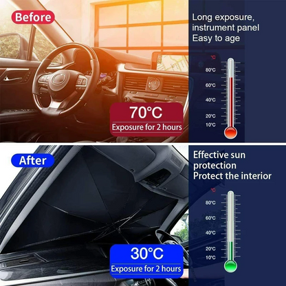 Foldable Sun Heat Insulation Cars Windshield Sunshades Umbrella