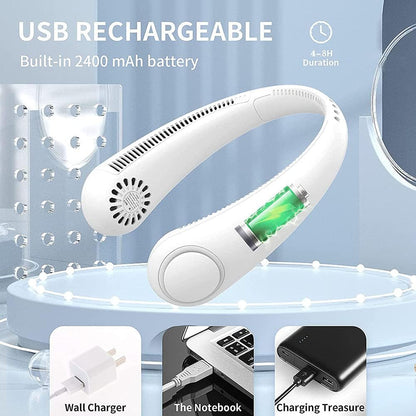 Neck Fan Rechargeable Cold Cooling Air Conditioner