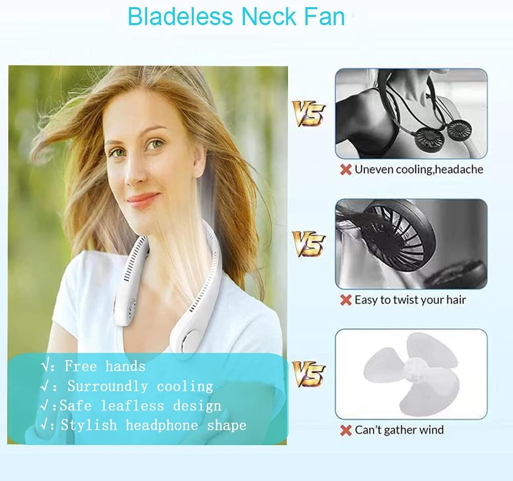 Neck Fan Rechargeable Cold Cooling Air Conditioner