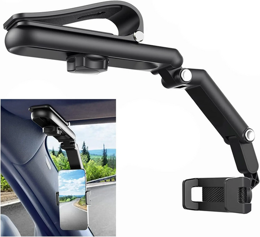 Sun Visor Car Mobile Holder Multifunctional 360 Degree Rotatable