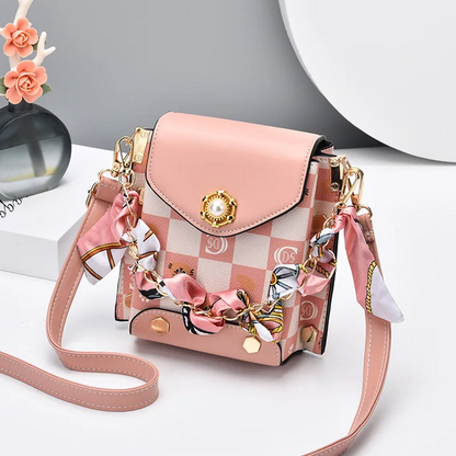 Trendy Single Shoulder Crossbody Bag, Mini Wallet Perfectly Matches with Dresses