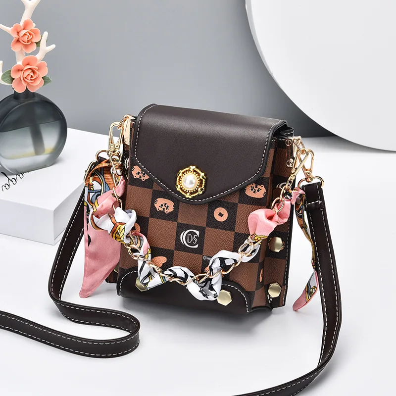 Trendy Single Shoulder Crossbody Bag, Mini Wallet Perfectly Matches with Dresses