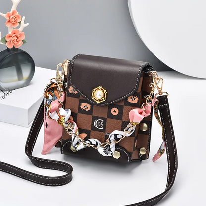 Trendy Single Shoulder Crossbody Bag, Mini Wallet Perfectly Matches with Dresses